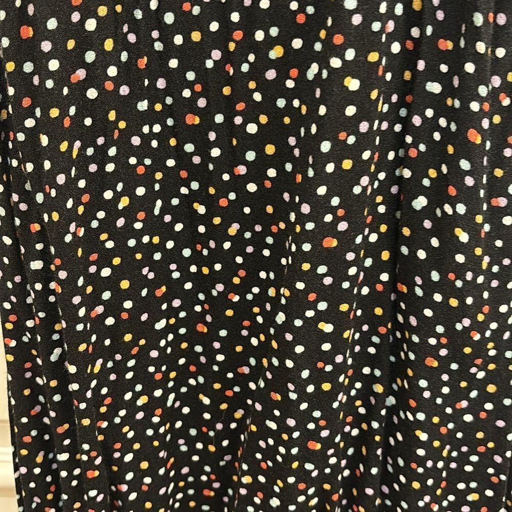 Reformation woman's black polka dot dress - Picture 4 of 12